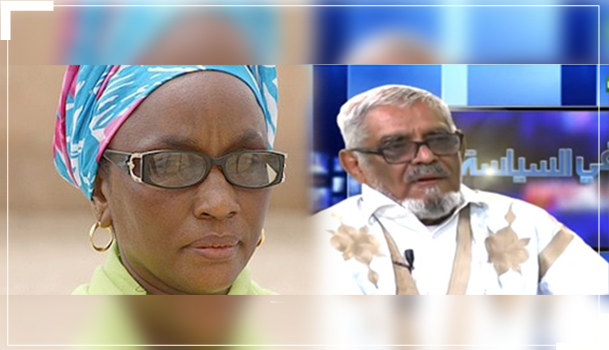 De gauche à Droite, les leaders de l'UFP Kadiata Malick Diallo et Ould Bedreddine