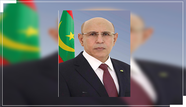 Le président mauritanien Mohamed Ould Cheikh Ghazouani.