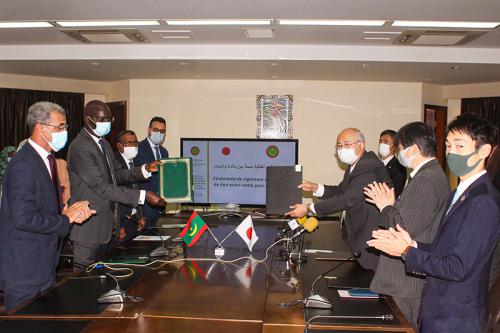 Nouakchott et Tokyo signent une convention de subvention de 600 millions 