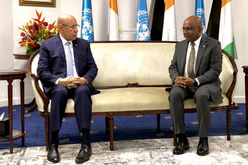 Echanges entre le Président Ghazouani et un responsable onusien