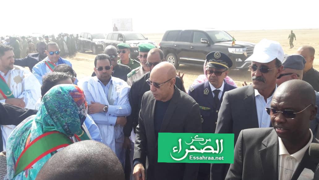 La visite du président à Jidr El Mohguen