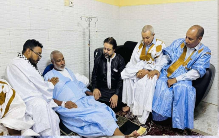 Des personnalités politiques, militaires et diplomatiques au chevet de Saleh Ould Hanena