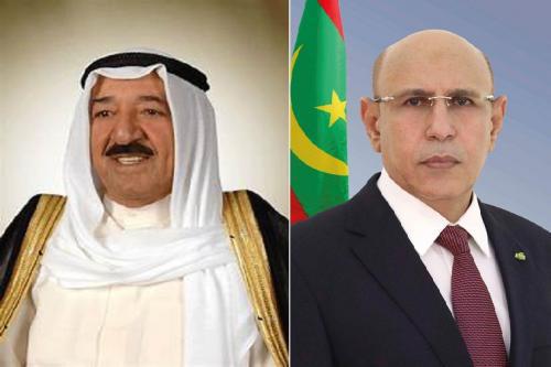 Le Président Ghazouani félicite l’Émir du Koweït