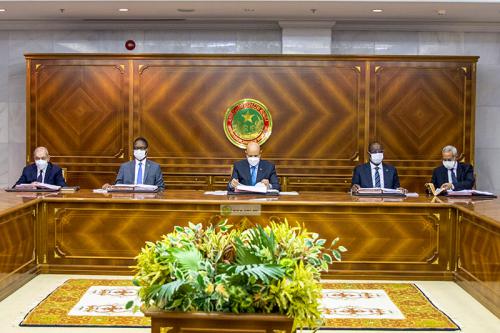 Réunion du conseil des ministres