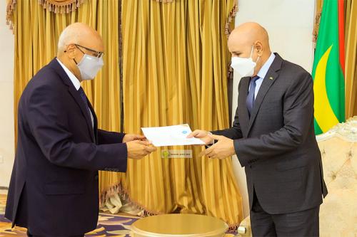 Le Président Ghazouani reçoit un Envoyé du Conseil Militaire Malien 