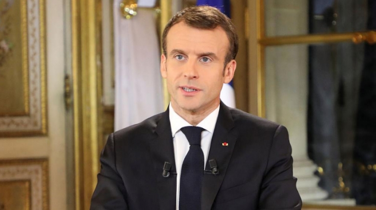 le Président français Emmanuel Macron