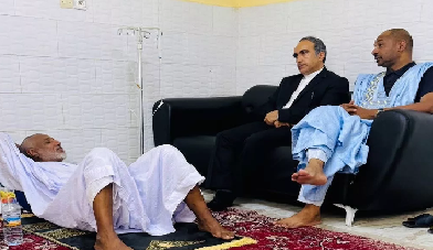 Des personnalités politiques, militaires et diplomatiques au chevet de Saleh Ould Hanena