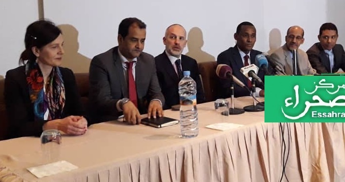 Le DG de BP et l'ambassadeur britannique à la cérémonie de lancement de la formation