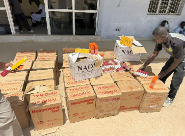 Rosso : les douanes saisissent une cargaison de cosmétiques interdits