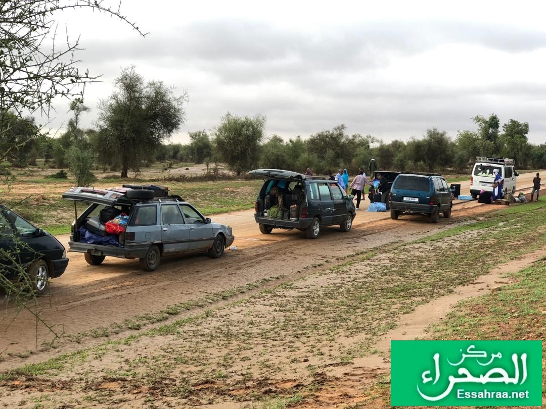 Des transporteurs bloqués aprés l'effondrement du pont Ehl Soueilem