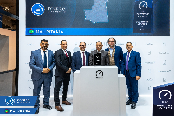 Mattel primée Meilleur Réseau Mobile en Mauritanie au Mobile World Congress 2026