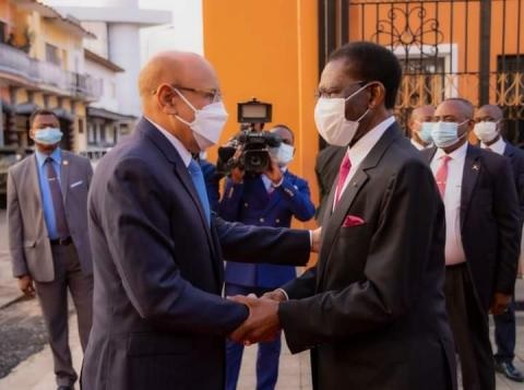 Ghazouani et Obiang condamnent les actes terroristes en Afrique