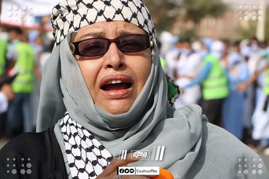 Nouakchott : ils étaient des milliers à marcher en soutien aux palestiniens