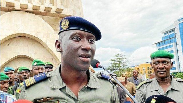 Le porte-parole de la junte le Colonel Major Wagué