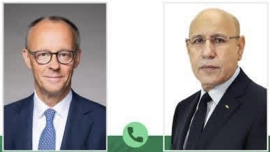 Le président Ghazouani et le chancelier allemand discutent des questions économiques et énergétiques