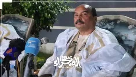 l'ancien président Ould Abdel Aziz lors de sa dernière conférence de presse