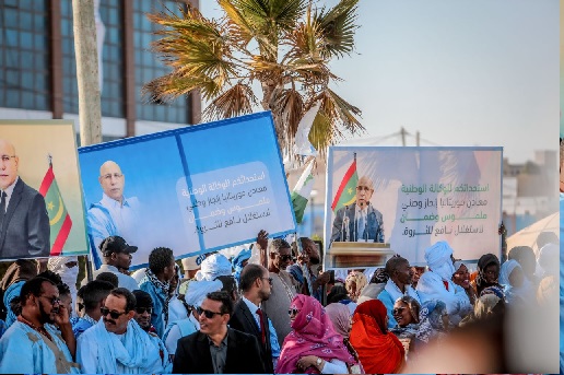 Les syndicats de l’orpaillage artisanal réservent un accueil chaleureux au Président de la République à Nouadhibou