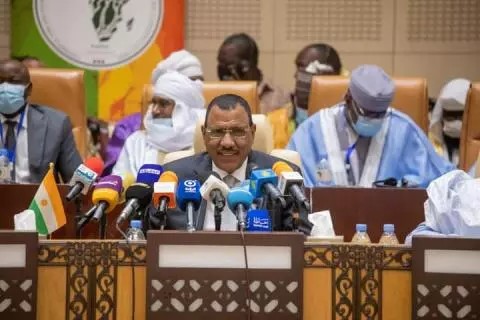 Le président nigérien Bazoum au cours de l'un de ses séjours à Nouakchott 