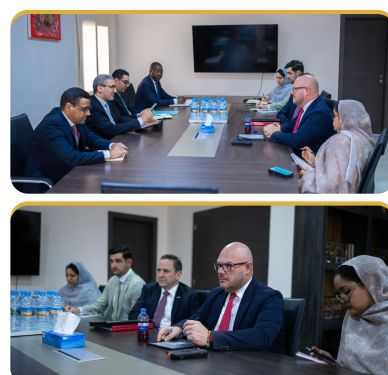 Rencontre entre le Gouverneur de la Banque Centrale de Mauritanie et une délégation américaine