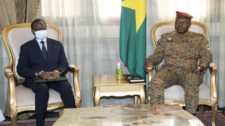 Entretiens entre le président du Burkina et une délégation du G5 Sahel
