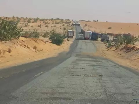 Blocage partiel de la route de l’Espoir à la suite de la panne d’un camion’
