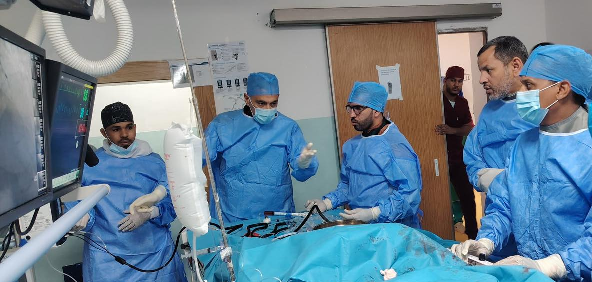 Le CNC réalise une intervention délicate de fragmentation des calcifications coronaires 