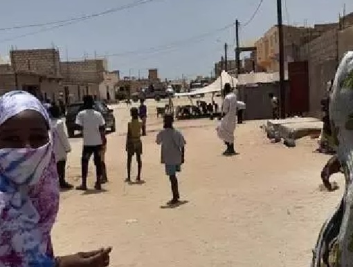 Photo publiée sur les réseaux sociaux du quartier où le 8e a été détecté