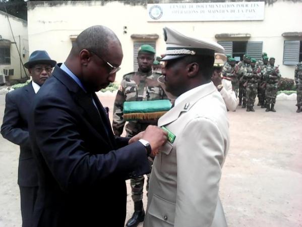 En tenue : L'ex colonel Hassan Koné, ancien officier de la défense à l’ambassadeur de la Mauritanie à Bamako