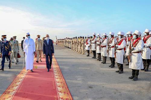 G5 Sahel: Arrivée du Président O.Ghazouani dans la capitale tchadienne