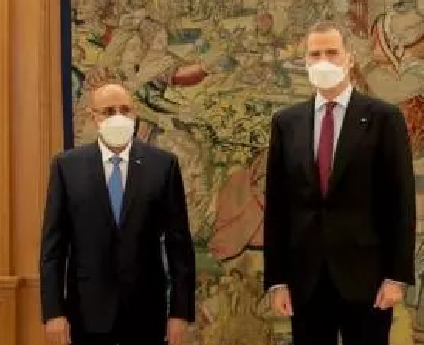 Madrid: Le président Ghazouani s’entretient avec le roi Felipe d'Espagne