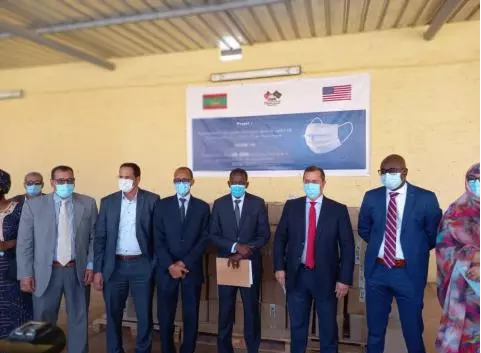 50 mille masques du Forum d'affaires mauritano-américain au gouvernement