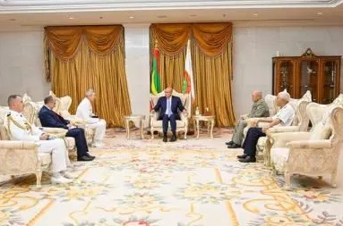 Le chef d’état-major des armées françaises reçu par le Président Ghazouani