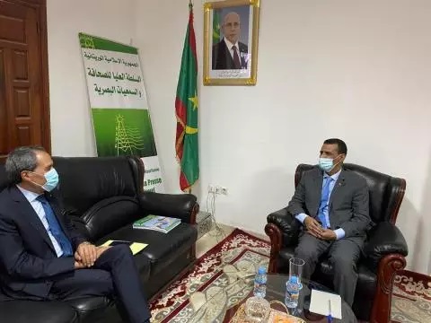 Entretiens entre le président de la HAPA et l'ambassadeur du Maroc