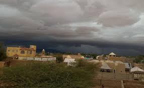 Des nuages pluvieux couvrent le Brakna et l'Est du Trarza