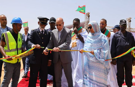 Inauguration d’une station de filtration et pose de la première pierre du projet d’extension des installations côtières d’Aftout.