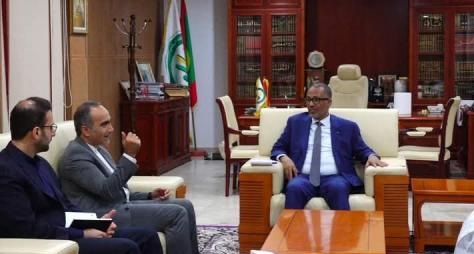 L'ambassadeur d'Iran invite le Président du Patronat à assister à l'Expo Téhéran 2025.