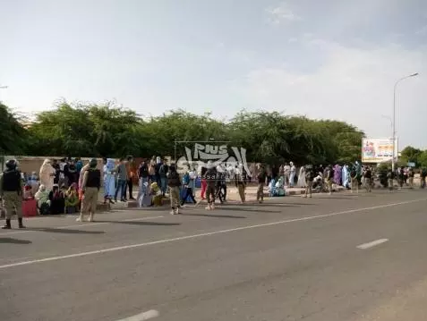 Manif des étudiants de l'ISCAE pour exiger la satisfaction de leurs doléances