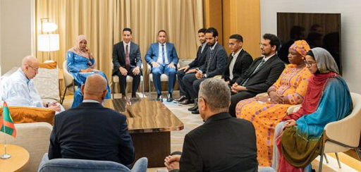 Yokohama: Le président Ghazouani rencontre les représentants de la communauté mauritanienne au Japon