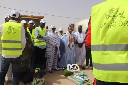 "Jebel Nouhoudh" se solidarise des sinistrés des pluies à Riyad (photos)