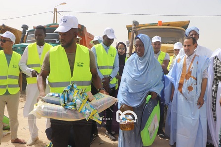 "Jebel Nouhoudh" se solidarise des sinistrés des pluies à Riyad (photos)