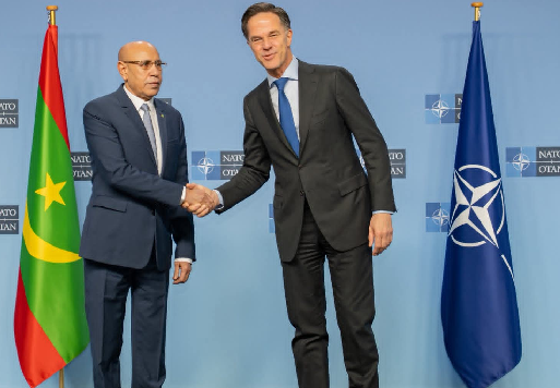 Entretiens stratégiques entre le Président mauritanien et le Secrétaire Général de l'OTAN
