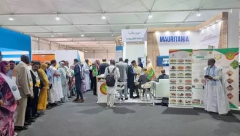 Le Président Ghazouani visite le pavillon mauritanien à la COP 27