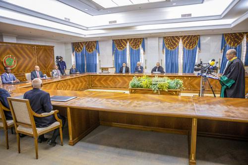 Le nouveau président de la Cour suprême Ould Sid'Ahmed prête serment