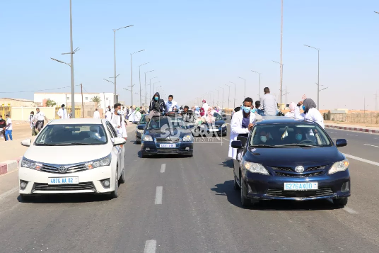 10 photos de l’élan de protestation des étudiants de médecine ce lundi