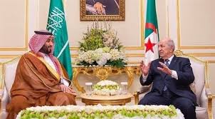 ولي العهد السعودي والرئيس الجزائري (المصدر: وكالات)
