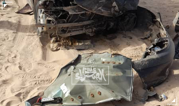 حادث سير في منطق المطار ـ (المصدر: الصحراء)