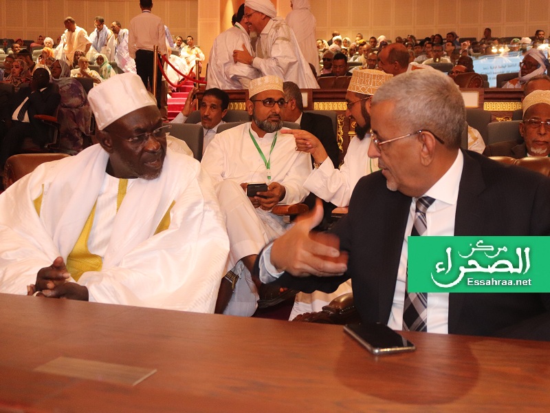 رئيس الحزب الحاكم في افتتاح مؤتمر علماء إفريقيا (المصدر: الصحراء)