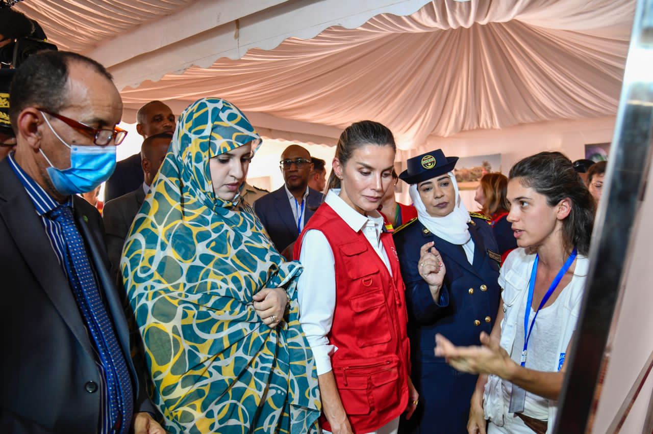 ملكة إسبانيا تزور مشروع رعاية ضحايا العنف القائم على النوع