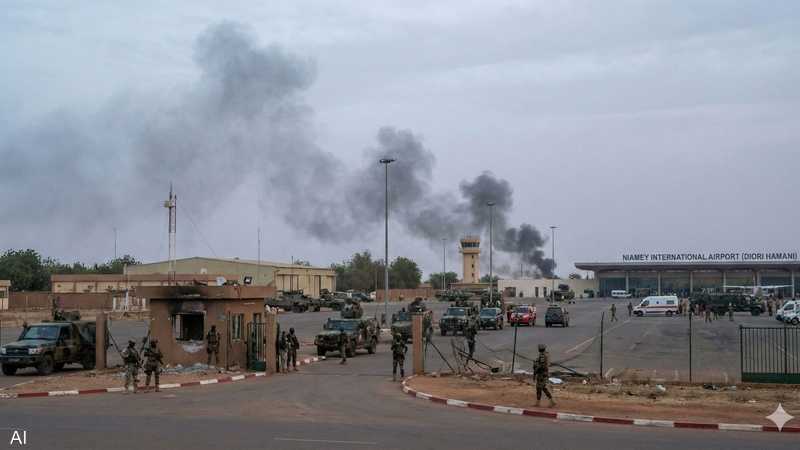 هجوم سابق على مطار نيامي_صورة تخدم النص