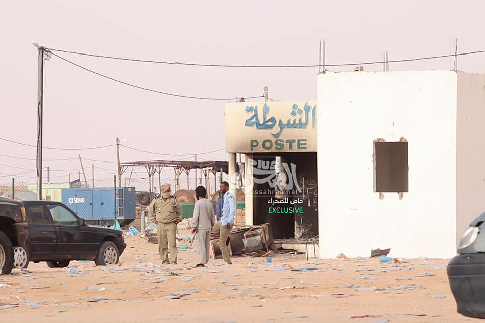 كاميرا الصحراء ترصدر أثر الاحتجاجات بالشامي ـ (المصدر: الصحراء)
